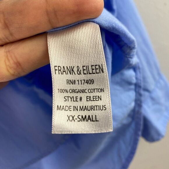 Frank & Eileen - Eileen Button-Down Shirt in Ocean Color - Picture 3 of 5